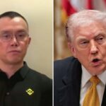 O presidente dos EUA, Donald Trump, falando em um almoço bilateral com o primeiro-ministro da Hungria, Viktor Orban, na Casa Branca.