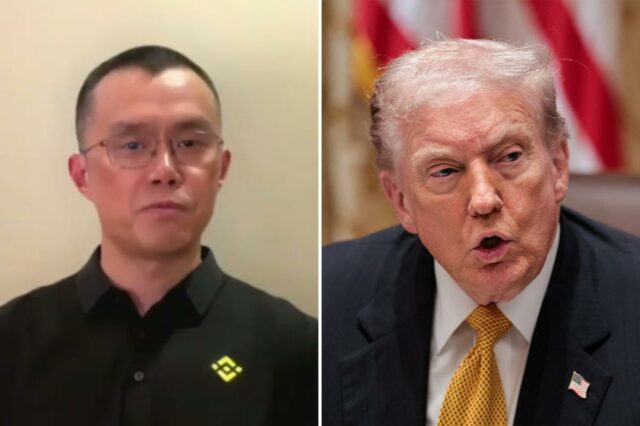 O fundador da Binance diz que ficou “um pouco surpreso” O presidente dos EUA, Donald Trump, falando em um almoço bilateral com o primeiro-ministro da Hungria, Viktor Orban, na Casa Branca.