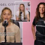 O futebol feminino está em alvoroço por causa de uma de suas apoiantes, entre todas as coisas, as mulheres - e elas precisam se controlar