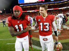 O futuro dos 49ers de Brandon Aiyuk diminui enquanto Brock Purdy e Ricky Pearsall marcham para o confronto de segunda-feira O futuro dos 49ers de Brandon Aiyuk diminui enquanto Brock Purdy e Ricky Pearsall marcham para o confronto de segunda-feira