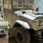 O garoto da fazenda Bruce Rock acelera o icônico LandCruiser dos anos 1970 em um projeto extracurricular