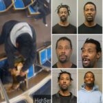 O vídeo de vigilância capturou um passageiro de trem identificado como Lawrence Reed segurando uma garrafa em chamas antes de seu ataque em 17 de novembro de 2025.