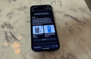 O modo IA do Google agora pode funcionar como um associado de vendas virtual Informações do Google Shopping no modo AI no desktop
