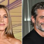 Jennifer Aniston está toda sorridente pelo apoio a Jim Curtis