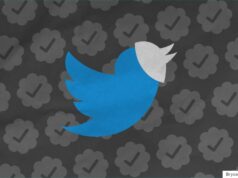 O novo recurso Sobre esta conta do X está indo muito bem twitter bird with mask, background of verified check marks