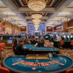 Uma foto do interior de um cassino. O otimismo retorna à medida que a indústria de jogos dos EUA relata forte crescimento no terceiro trimestre de 2025