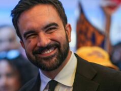 O político anti-Trump de 34 anos eleito prefeito de Nova York Zohran Mamdani é o mais jovem prefeito de Nova York desde Hugh Grant, eleito pela primeira vez em 1889.