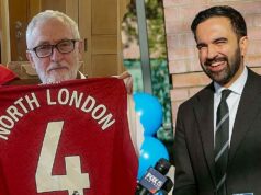 O político britânico Jeremy Corbyn, que foi deposto por acusações de anti-semitismo, mostra apoio a Zohran Mamdani O político britânico Jeremy Corbyn, que foi deposto por acusações de anti-semitismo, mostra apoio a Zohran Mamdani