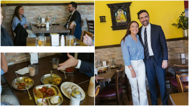 O prefeito de Nova York, Zohran Mamdani, saboreia um delicioso O prefeito de Nova York, Zohran Mamdani, saboreia um delicioso almoço asiático no primeiro dia