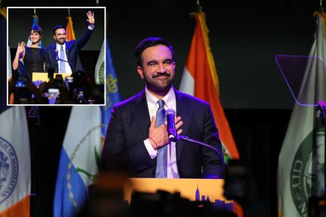 O prefeito eleito de Nova York, Zohran Mamdani, mantém suas armas socialistas em um discurso de vitória que cospe fogo
