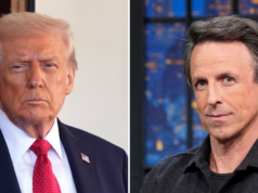 O presidente Donald Trump sugere que é ‘ilegal’ Seth Meyers zombar dele GettyImages-2236595528 Tudo o que Jimmy Kimmel disse sobre ser retirado do ar pela ABC.jpg
