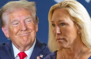 O presidente Trump diz que a renúncia de Marjorie Taylor Greene é ‘ótima para o país’ donald trump marjorie taylor greene principal getty