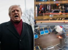 O presidente diz que os habitantes de Chicago estão ‘clamando para trazer Trump’ depois que um violento motim no centro da cidade deixou 8 baleados e 1 morto O presidente diz que os habitantes de Chicago estão 'clamando para trazer Trump' depois que um violento motim no centro da cidade deixou 8 baleados e 1 morto