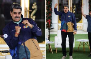 O presidente venezuelano, Nicolás Maduro, dança ao som de sua própria música de paz, enquanto os EUA intensificam a demonstração de força no Caribe O presidente venezuelano, Nicolás Maduro, dança ao som de sua própria música de paz, enquanto os EUA intensificam a demonstração de força no Caribe
