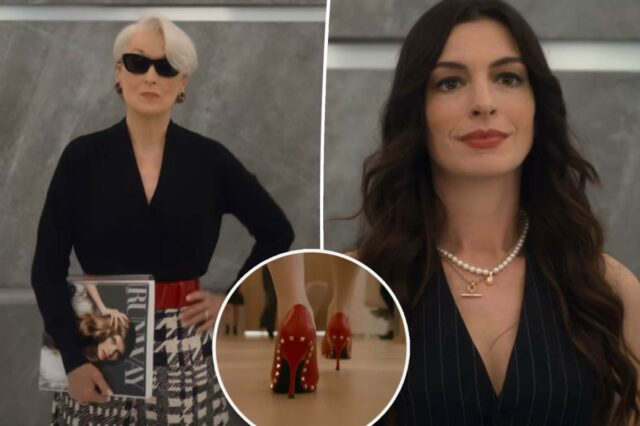 O primeiro teaser trailer de 'Devil Wears Prada 2' tem O primeiro teaser trailer de 'Devil Wears Prada 2' tem Anne Hathaway, Meryl Streep e um incrível par de saltos Valentino