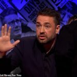 As últimas notícias foram divulgadas enquanto o episódio desta semana de Have I Got News For You estava sendo filmado e o produtor, sem surpresa, tomou a decisão de interromper o programa para repassar a notícia ao apresentador desta semana, Jason Manford.