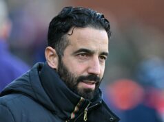 O que Ruben Amorim disse aos jogadores do Man Utd no intervalo contra o Crystal Palace gerou uma vitória por 2 a 1 Jogadores do Manchester United comemoram vitória contra o Crystal Palace.