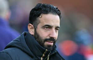 Ruben Amorim diz porque é que Matheus Cunha ‘não ficou contente’ com o que aconteceu nos últimos dois jogos, ‘Ele viu…’ Jogadores do Manchester United comemoram vitória contra o Crystal Palace.