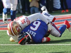 O que aprendemos com a derrota dos Giants na semana 9: uma jogada assustadora mostra a mudança que precisa ser feita em torno de Jaxson Dart O que aprendemos com a derrota dos Giants na semana 9: uma jogada assustadora mostra a mudança que precisa ser feita em torno de Jaxson Dart