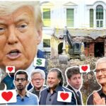 O relacionamento confortável das empresas de tecnologia do Vale do Silício com Trump se aprofunda e dá frutos