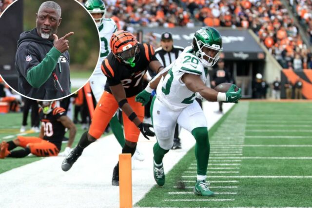 O roteiro de Breece Hall que os jatos devem seguir no prazo comercial - e além
