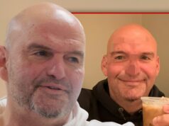 O senador John Fetterman diz que precisava de 20 pontos e compartilha foto de rosto machucado john fetterman principal getty x composto