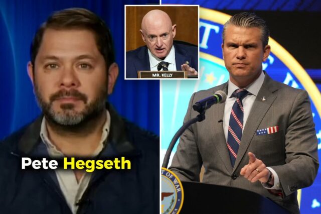 O senador Ruben Gallego critica o 'covarde' Pete Hegseth por causa da investigação de Mark Kelly

