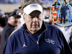 O time UNC de Bill Belichick não consegue alcançar a elegibilidade para o bowl após derrota brutal para Duke O técnico da Carolina do Norte, Bill Belichick, sai de campo após perder para Duke.
