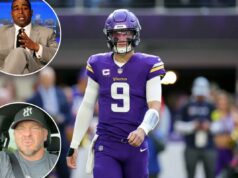 O treinador de JJ McCarthy responde a Cris Carter enquanto as preocupações dos Vikings aumentam logotipo de fantasia azarão