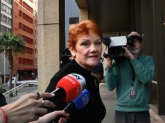 O tweet de Hanson é ‘impróprio para o chá da tarde, mas não racista’, argumenta o advogado A líder de uma nação, Pauline Hanson, chega aos tribunais federais em Sydney, NSW. Ela está apelando de uma decisão que considerou um tweet dela ao senador verde Mehreen Faruqi seriamente ofensivo.
