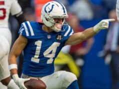 O wideout do Colts pode ser uma boa opção flexível do Fantasy Football – mesmo com alguns confrontos ruins O wideout do Colts pode ser uma boa opção flexível do Fantasy Football – mesmo com alguns confrontos ruins