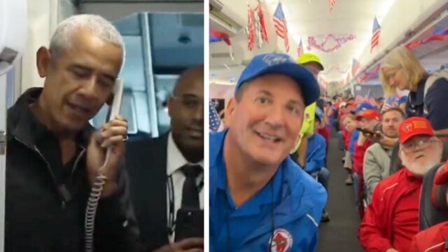 Obama surpreende dezenas de veteranos com visita surpresa de avião: 'Obrigado pelo seu serviço extraordinário' | Vídeo
