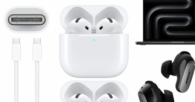 Ofertas: AirPods 4 atingiu o mínimo histórico de US $ 85, M4 Max MacBook Pro com até US $ 699 de desconto, cabo USB-C de 240 W da Apple com 38% de desconto, mais
