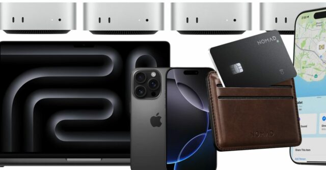 Ofertas: M4 Pro MacBook Pro com desconto de até $ Ofertas: M4 Pro MacBook Pro com desconto de até $ 550, iPhone 16 Pro Max com desconto de $ 540, cartões Nomad Find My, Mac mini, mais