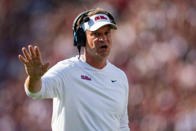 College football head coach Lane Kiffin of the Ole Miss Rebels has been linked to LSU.