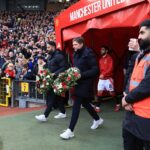 Jogadores do Manchester United comemoram gol contra o Tottenham.
