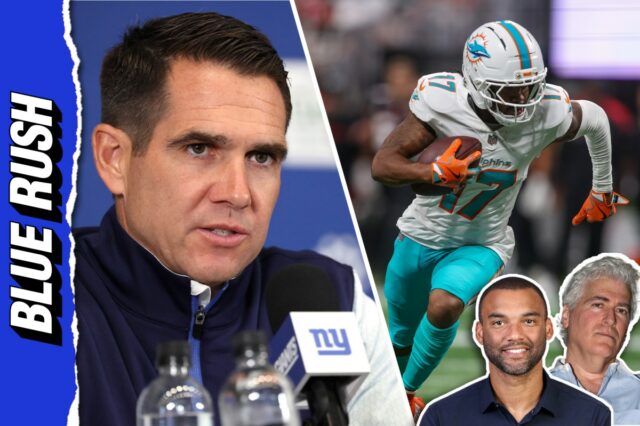 Os Giants deveriam ter encontrado os Dolphins que relataram o preço pedido por Jaylen Waddle? | Corrida Azul
