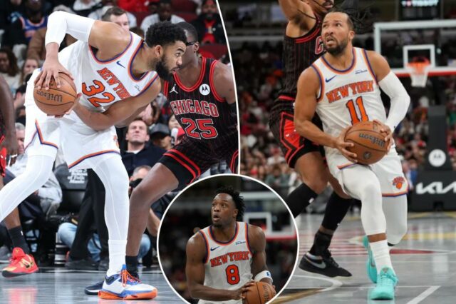 Os Knicks não conseguem tirar proveito de um elenco saudável, perdendo para os Bulls e encerrando uma viagem feia
