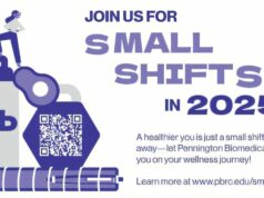 Os especialistas recomendam pequenas mudanças para uma temporada de férias mais saudável e agradável Pennington Biomedical incentiva