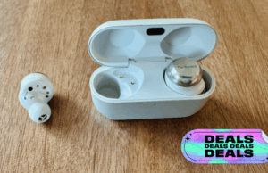 Os fones de ouvido favoritos de nossos editores de tecnologia têm desconto de US $ 77 na Amazon para a Cyber Monday Fones de ouvido sem fio Hi-Fi de classe de referência técnica, Dolby Atmos com rastreamento de cabeça, cancelamento de ruído adaptativo, multiponto de 3 dispositivos, bateria de 10 horas, carregamento sem fio, ajuste aprimorado - EAH-AZ100-K (preto)