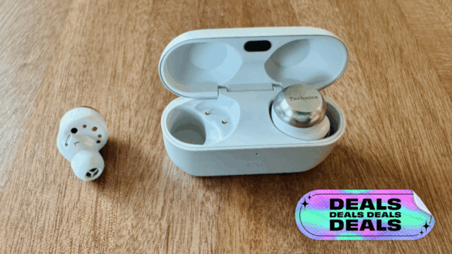 Fones de ouvido sem fio Hi-Fi de classe de referência técnica, Dolby Atmos com rastreamento de cabeça, cancelamento de ruído adaptativo, multiponto de 3 dispositivos, bateria de 10 horas, carregamento sem fio, ajuste aprimorado - EAH-AZ100-K (preto)