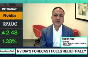 Os ganhos da Nvidia ajudam a aliviar o medo da bolha Os ganhos da Nvidia ajudam a aliviar o medo da bolha