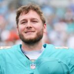 Quinn Ewers #14 of the Miami Dolphins