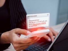 Os golpistas atacam os compradores da Black Friday com mensagens de texto e e-mails criados por IA Exemplo de mensagem de texto fraudulenta do Guardio.