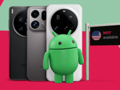 Os melhores telefones Android nunca chegam aos EUA Uma pessoa segurando o Galaxy S25 Ultra mostrando a tela inicial