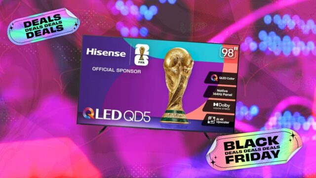 Os negócios da Black Friday TV não são muito maiores do que isso – ganhe mais de US $ 1.000 com esta gigante TV Hisense QLED de 98 polegadas

