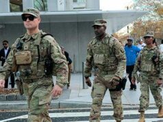 Outdoors pedindo aos guardas nacionais que recusem ordens do administrador Trump espalham-se por todo o país Outdoors pedindo aos guardas nacionais que recusem ordens do administrador Trump espalham-se por todo o país