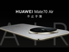 Outro concorrente do iPhone Air chega: o Huawei Mate 70 Air Outro concorrente do iPhone Air pousa – o Huawei Mate 70 Air (mostrado)