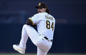 Padres Star Pitcher projetado para assinar contrato Blockbuster de 7 anos e US$ 210 milhões San Diego Padres pitcher Dylan Cease