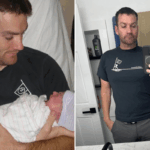 Pai tira foto com filha recém-nascida – 17 anos depois, atualização derrete corações